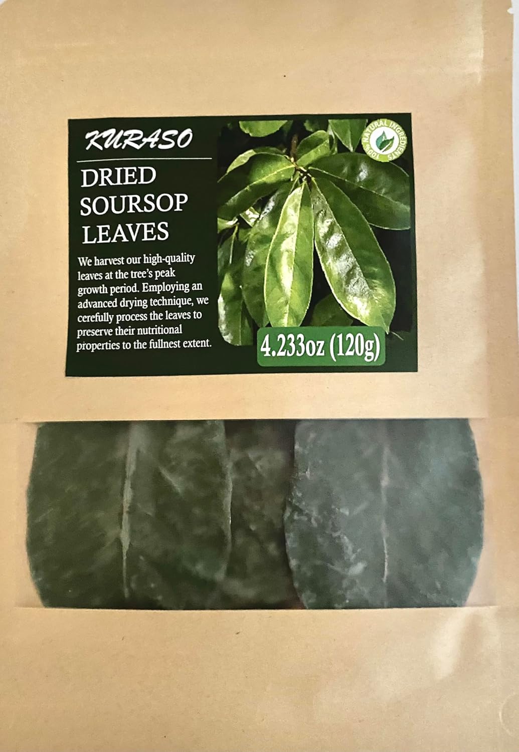 40 Premium Soursop Graviola Guanabana Leaves for Tea, TEA 80gr, 40 Teabag 2g/Teabag. 100% Natural and Pure from Soursop Leaves, for Digestion, Boosting Immune, Improving Sleep & Skin Health, Sugar/Caffeine/Gluten Free, Hoja Guanabana Tea.