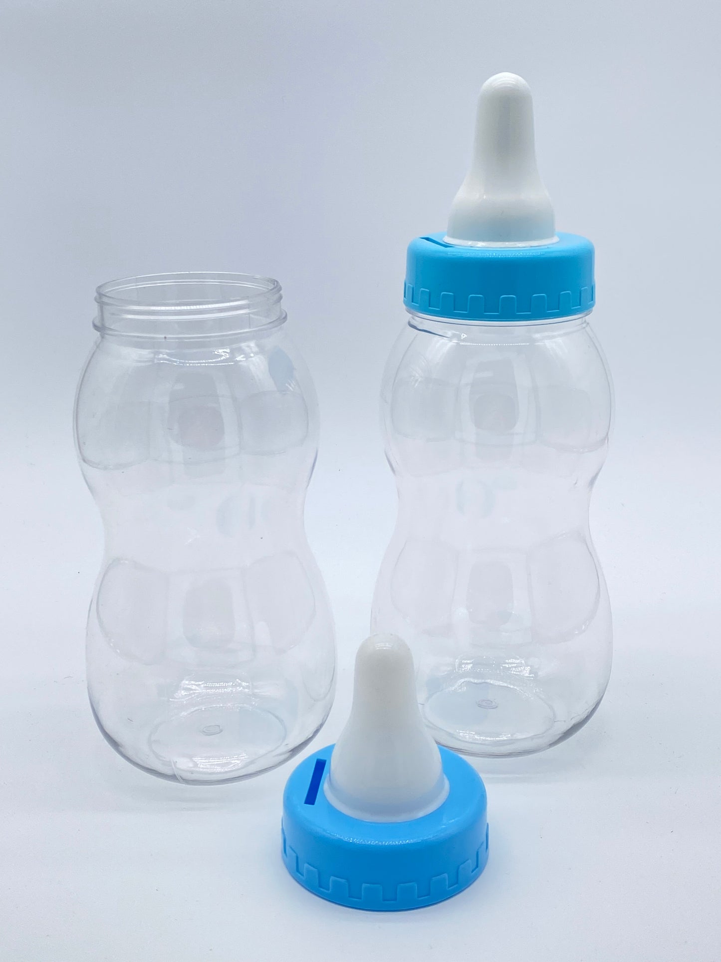 Funny Baby Bottle Piggy Bank – Cute PVC Money Box for Kids, Girls & Boys | Lovely Saving Pot, Desktop Ornament & Birthday Gift (45.3 Fl.Oz (1340ml), 2pcs)