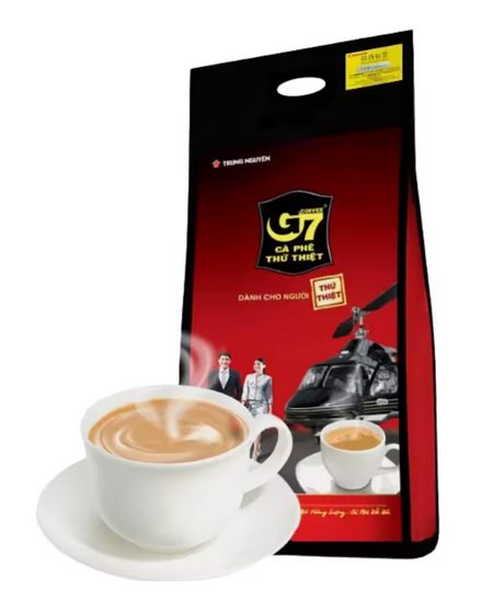 G7 3-in-1 Instant Vietnamese Coffee – Strong & Bold Roast (100 Single-Serve Packets)