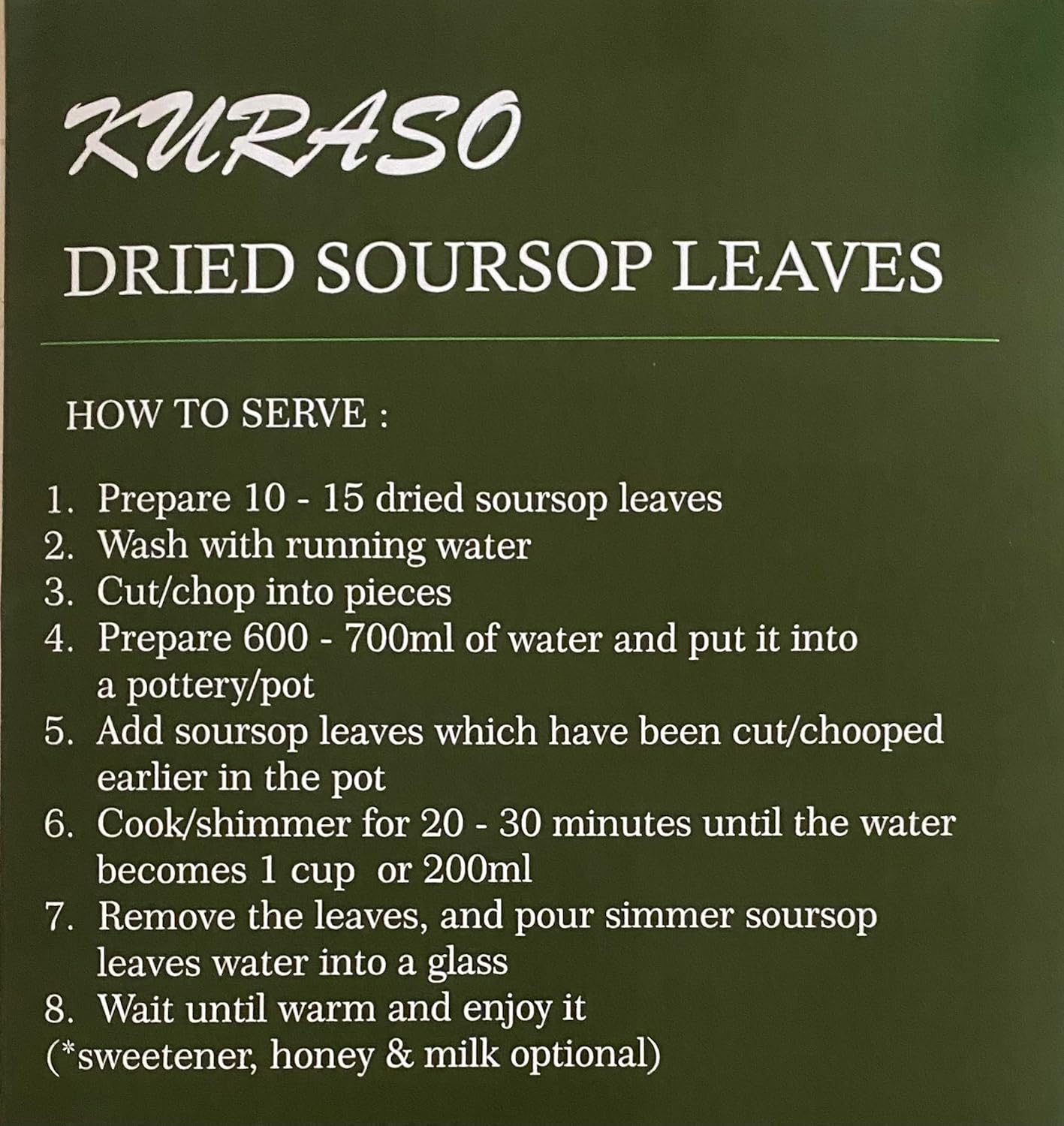 Premium Soursop Graviola Guanabana Dried Leaves for Tea, 120 gr 350-400 Soursop Leaves for Digestion, Boosting Immunity, Improving Sleep &amp; Skin Health