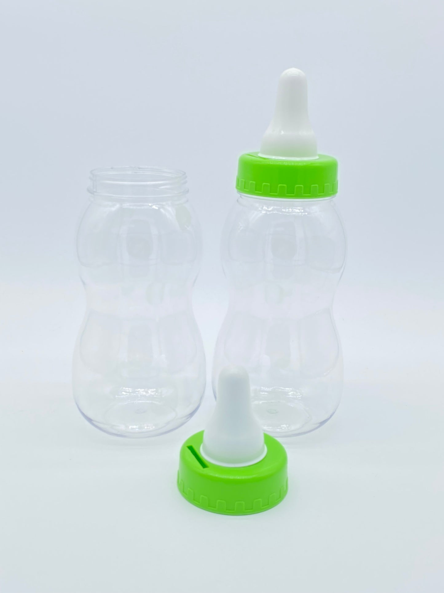 Piggy Bank – Cute Transparent Plastic Coin Bottle Set (1340ml, 2pcs)