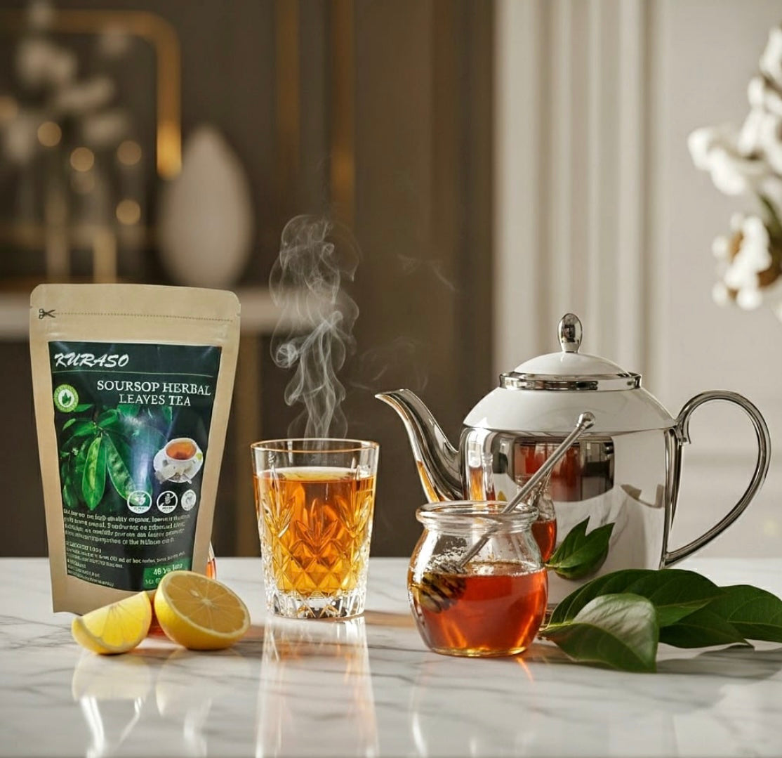 40 Premium Soursop Graviola Guanabana Leaves for Tea, TEA 80gr, 40 Teabag 2g/Teabag. 100% Natural and Pure from Soursop Leaves, for Digestion, Boosting Immune, Improving Sleep & Skin Health, Sugar/Caffeine/Gluten Free, Hoja Guanabana Tea.